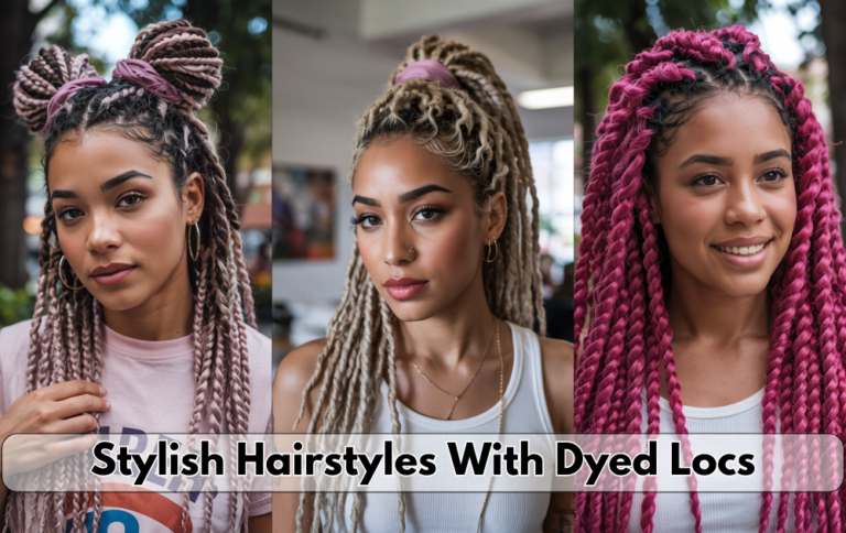Stylish Hairstyles With Dyed Locs