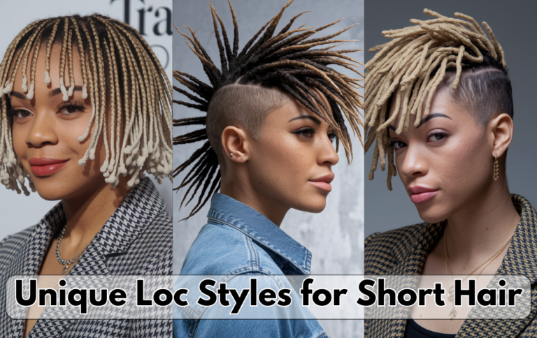 Unique Loc Styles for Short Hair