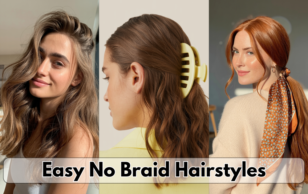 You are currently viewing 12+ Easy No Braid Hairstyles You Can Do in Under 5 Minutes (No Skills Needed!)