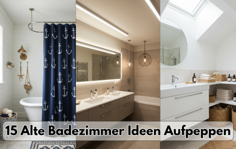 Alte Badezimmer Ideen aufpeppen
