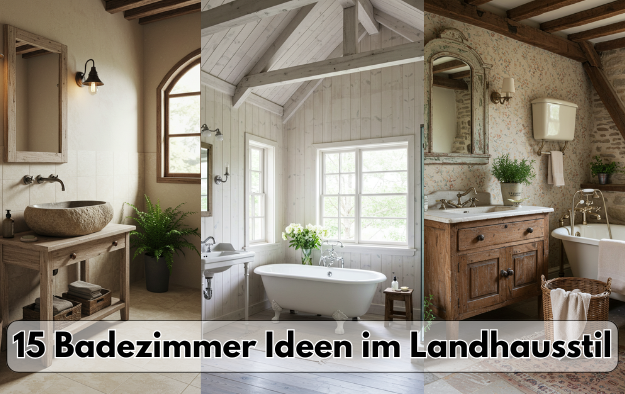 Read more about the article 15 Badezimmer Ideen im Landhausstil, Die Wärme, Ruhe Und Stil Perfekt Vereinen