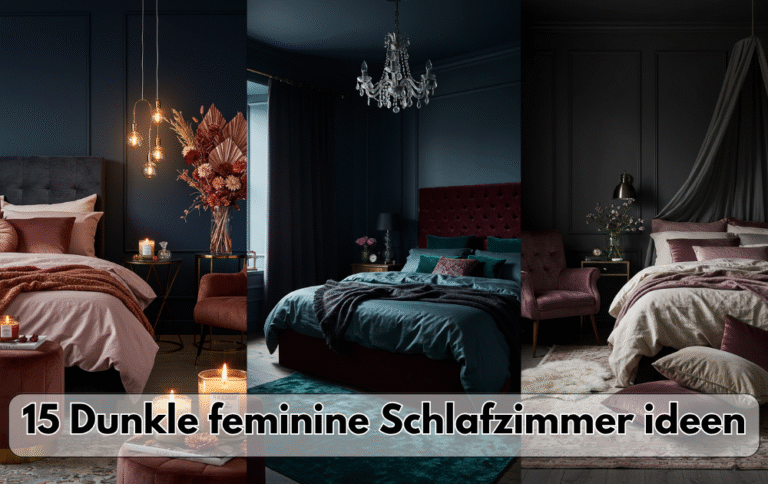 Dunkle feminine Schlafzimmer ideen